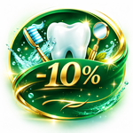 Професійна гігієна зубів — знижка 10%